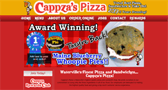 Desktop Screenshot of cappzaspizza.com